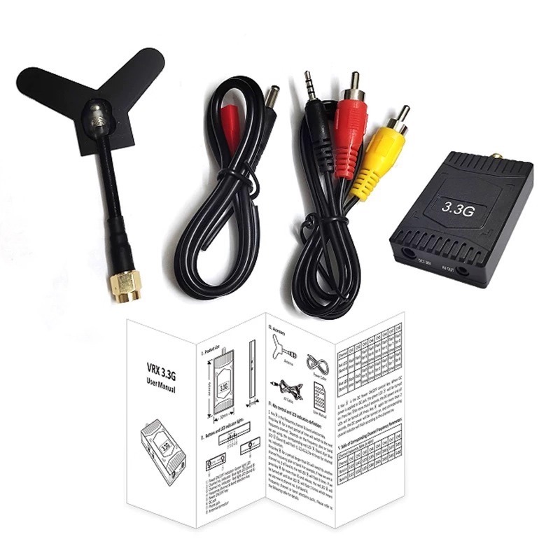 3.3GHz FPV VTX/VRX  3W Analog  - Drone Transmitter 评论和价格