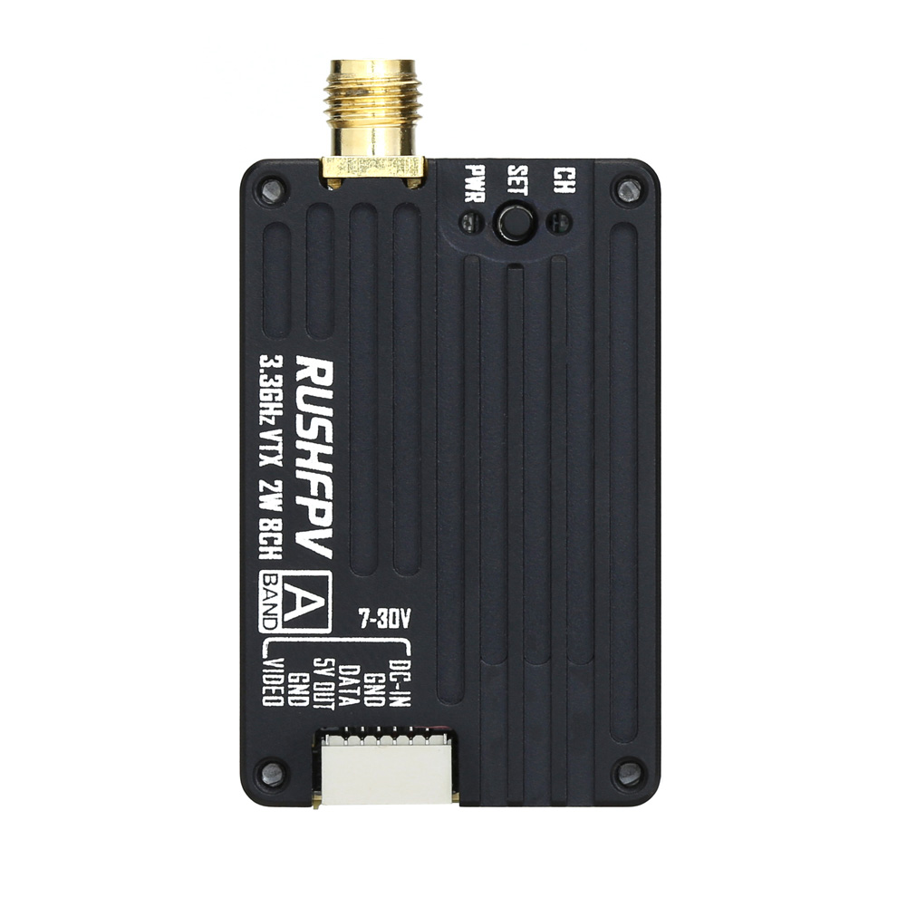 RUSHFPV 3.3G 2W VTX Transmitte - Drone Receiver 评论和价格