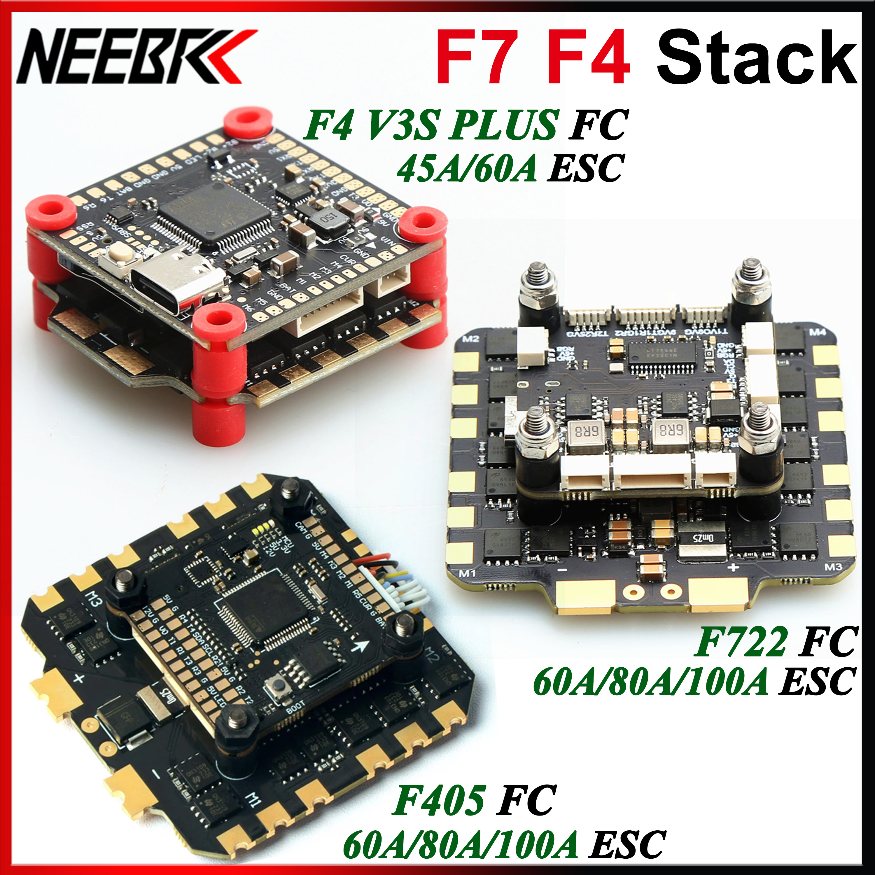 F4 F405 F4V3S Plus F7 F722 FC  - Drone Power Distribution Board 评论和价格