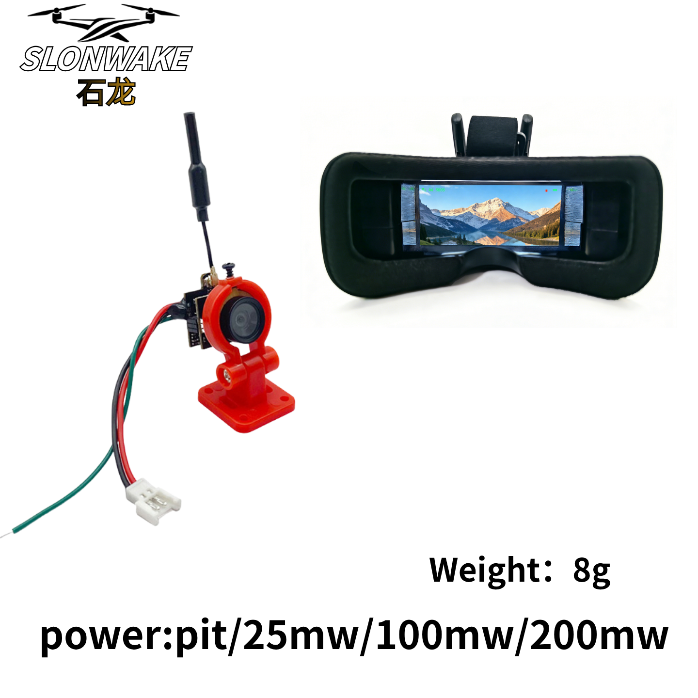 Slonwake 5.8G 48CH 200mW FPV D - Drone Frame 评论和价格