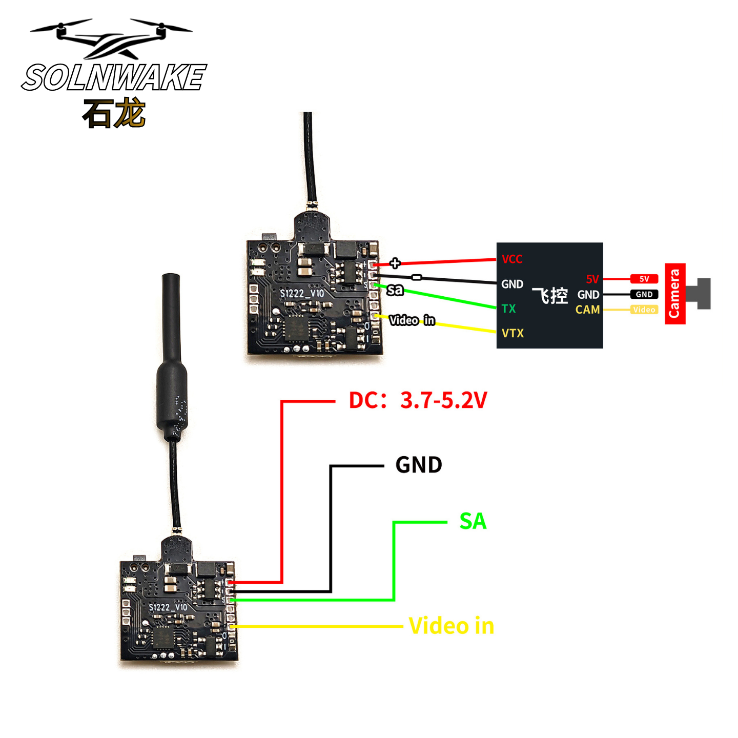 SLONWAKE Nano 5.8G 48CH 200mW  - Drone Frame 评论和价格