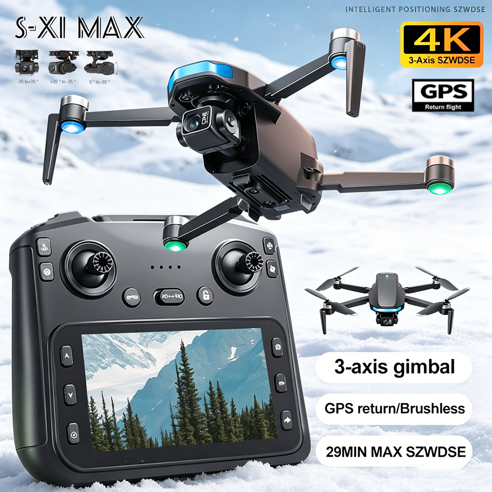 New S-X1 MAX Drone GPS 8K Prof - Drone Gps Mount 评论和价格